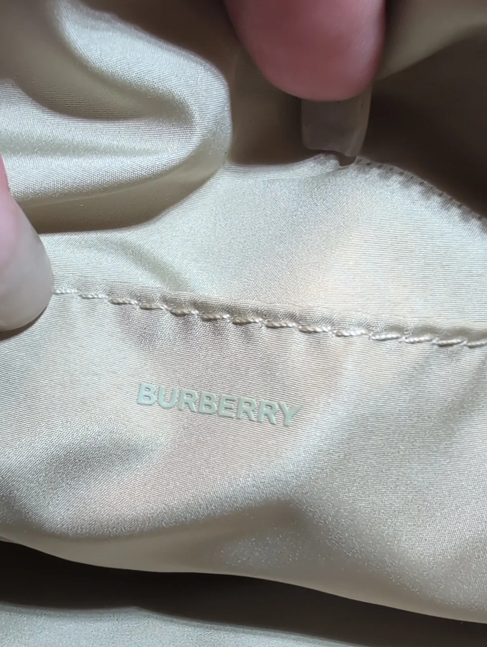 Burberry Women's Beige Cosmetic Bag